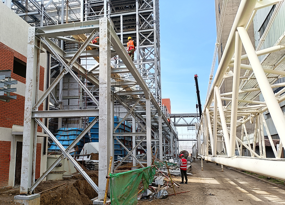 Serbia Power Station Steel Structure Project